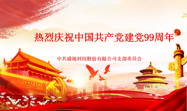 盛视党建动态|易游(中国)yiyou·官方网页版,党组织开展庆祝建党99周年主题党日活动